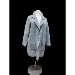 Torrid 2 Woman's gray collared button up cardigan sweater jacket